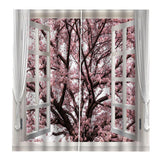 Max 2 Panel Waterproof 3D Curtain Drapes for Living Room Bedroom Window Style_I