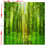 Max 2 Panel Waterproof 3D Curtain Drapes for Living Room Bedroom Window Style_F