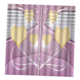 Max 2 Panel Waterproof 3D Effect Curtain Drapes for Living Room Bedroom Style_B