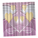 Max 2 Panel Waterproof 3D Effect Curtain Drapes for Living Room Bedroom Style_B