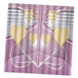 Max 2 Panel Waterproof 3D Effect Curtain Drapes for Living Room Bedroom Style_B