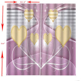 Max 2 Panel Waterproof 3D Effect Curtain Drapes for Living Room Bedroom Style_B