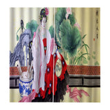 Max Waterproof Digital Print Curtain Child Room Blackout 2Panels Drapes -B