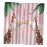 Maxbell 3D Curtains 59x65inch Window Drapes for Bedroom Living Room 2 Panels B