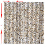 Maxbell 3D Curtains 59x65inch Window Drapes for Bedroom Living Room 2 Panels C
