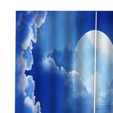 Maxbell 3D Curtains 59x65inch Window Drapes for Bedroom Living Room 2 Panels F