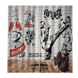 Max Maxb Digital Printed 3D Curtain Living Room Bedroom Drapes 2 Panel Boxing