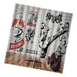 Max Maxb Digital Printed 3D Curtain Living Room Bedroom Drapes 2 Panel Boxing