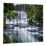 Max Maxb Waterproof Digitial Printed 3D Curtain Drapes for Bedroom Living Room D