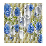 Max Maxb Waterproof Digitial Printed 3D Curtain Drapes for Bedroom Living Room H