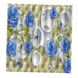 Max Maxb Waterproof Digitial Printed 3D Curtain Drapes for Bedroom Living Room H