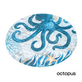 Max Flannel Indoor Floor Doormat Geometric Print Bedroom Rug 40x60cm Octopus 80cm