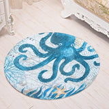 Max Flannel Indoor Floor Doormat Geometric Print Bedroom Rug 40x60cm Octopus 80cm