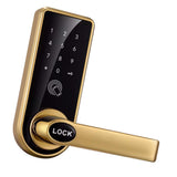 Max Touchscreen Digital 4-in-1 Keyless Entry Electronic Code Lock Golden