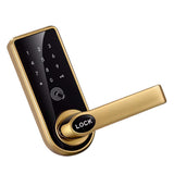 Max Touchscreen Digital 4-in-1 Keyless Entry Electronic Code Lock Golden