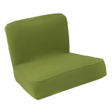 Max Short Low Back Stretch Dining Chair Cover Bar Stool Seat Slipcover Green