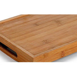 Max Bamboo Dinner Tray Tea Serving Tray Fruit Dessert Rectangle Cake Platter S