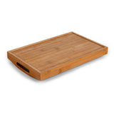 Max Bamboo Dinner Tray Tea Serving Tray Fruit Dessert Rectangle Cake Platter S