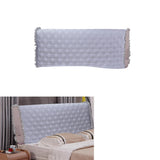 Max Thicken Bed Headboard Slipcover Bed Head Protector Cover Silver Grey 1.8M