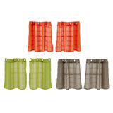 Max Shower Kitchen Tier Window Curtains Elegant 2pcs Rod Pocket Drapes Valances