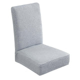 Max Stretchy Dining Chair Covers Stool Seat Slipcovers Short Light Grey_B