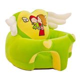 Max Cartoon Baby Toddler Learn to Sit Fold Sofa Chairs Armchair Cover Green