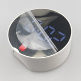 Max LED Large Screen Bedside Alarm Clock Digital Clock White Frame White Light