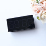 Max Led Digital Alarm Clock USB Port/Battery Operated Alarm Clocks Bedside Black