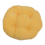 Thicken Round Floor Pillow Tatami Mat for Sofa Chair Seating 30cm Yellow