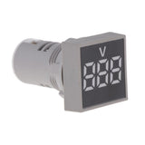Max Digital Voltmeter Indicator White