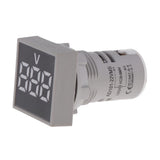 Max Digital Voltmeter Indicator White