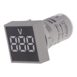 Max Digital Voltmeter Indicator White