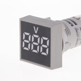 Max Digital Voltmeter Indicator White