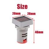 Max Digital Voltmeter Indicator White
