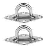 Max Stainless Steel Pad Eye Diamond  M8