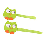 Max 2x Wooden Cartoon Chick Curtain Tiebacks Magnetic Bulckle Clip Green