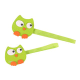 Max 2x Wooden Cartoon Chick Curtain Tiebacks Magnetic Bulckle Clip Green