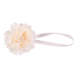 Max 2xPlastic Flower Curtain Tiebacks Holdback Magnetic Buckle Hook Beige White