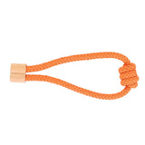 Max 1 Pair of Modern Knotted Curtain Tiebacks Holdback with Magnetic Orange