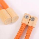 Max 1 Pair of Modern Knotted Curtain Tiebacks Holdback with Magnetic Orange