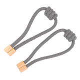Max 1 Pair of Modern Knotted Curtain Tiebacks Holdback with Magnetic Blue