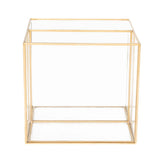 Max Maxb Clear Glass Makeup Brush Holder Pen Pencil Cup Holder Desktop for Office