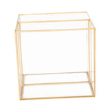 Max Maxb Clear Glass Makeup Brush Holder Pen Pencil Cup Holder Desktop for Office