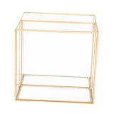 Max Maxb Clear Glass Makeup Brush Holder Pen Pencil Cup Holder Desktop for Office