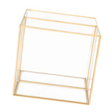 Max Maxb Clear Glass Makeup Brush Holder Pen Pencil Cup Holder Desktop for Office