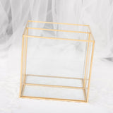 Max Maxb Clear Glass Makeup Brush Holder Pen Pencil Cup Holder Desktop for Office