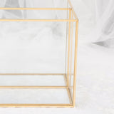 Max Maxb Clear Glass Makeup Brush Holder Pen Pencil Cup Holder Desktop for Office