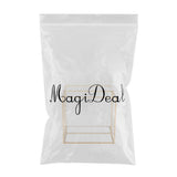 Max Maxb Clear Glass Makeup Brush Holder Pen Pencil Cup Holder Desktop for Office