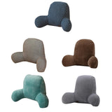 Max Cotton Reading Pillow for Bed Back Support Large Bed Rest Pillow Blue