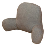 Max Cotton Reading Pillow for Bed Back Support Large Bed Rest Pillow Light Brown